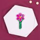 thumbnail image 3 of Corte de llave Lucky Line SC1 con diseño de flor – 1 unidad B106S, 3 of 4