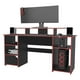 thumbnail image 3 of Escritorio Gamer 88,5x157,1x50 Cm Fm-045n Negro Y Rojo, 3 of 7