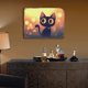 thumbnail image 5 of Fiesta del Gato Negro Cartel Metálico, Decoración de Pared de Cartel Metálico Personalizado para Regalos de Fans, Amigos, Familia y Amantes 20*30CM, 5 of 6