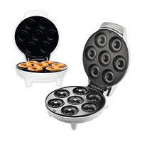 Genérico - Maquina Para Hacer Donas Y Mini Donuts Antiadherente 1200W Blanco