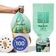 thumbnail image 1 of Bolsas de basura reutilizables, compostables, 11.4 litros, 3 galones, 100 bolsas, 1 of 8