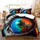 thumbnail image 1 of Ins Eyeballs Eye Bedding Set Bed Set Aldult Kid Bedroom Duvetcover Setsparure de lit Bed, 1 of 5