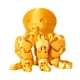 thumbnail image 3 of Animales De Pulpo Impresos En 3D, Decoración De Juguetes, Impresión 3D Para Regalos De Cumpleaños, Amarillo, 3 of 3