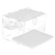 thumbnail image 5 of Jaula De Acrílico Para Hámster Casa Nido Espacio De Juego Hábitat Cajón Pequeño De Una Sola Plataforma, 5 of 5
