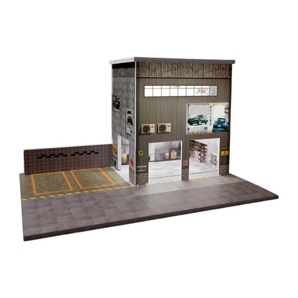 Diorama De Taller De Automóviles A Escala 1/64, Ideal Como Regalo Para Hombres