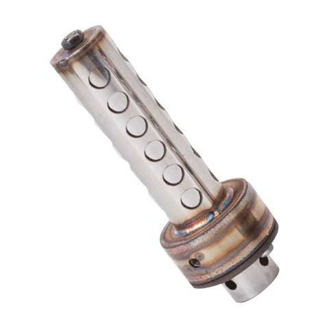 Ioensy - Tubo De Escape Silencioso Para Motocicleta De Acero Inoxidable Para Accesorios De Motocicleta De 5,1 Cm Con Cubierta