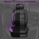 thumbnail image 5 of Fundas para asientos de auto CAR PASS de cuero, juego completo, compatibles con airbag, 5 of 9