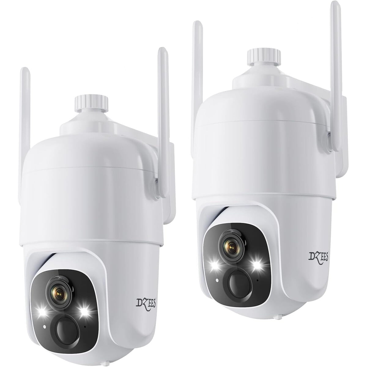 Camara Seguridad Dzees 360 Ptz 2k Wifi Exterior 2 Pack