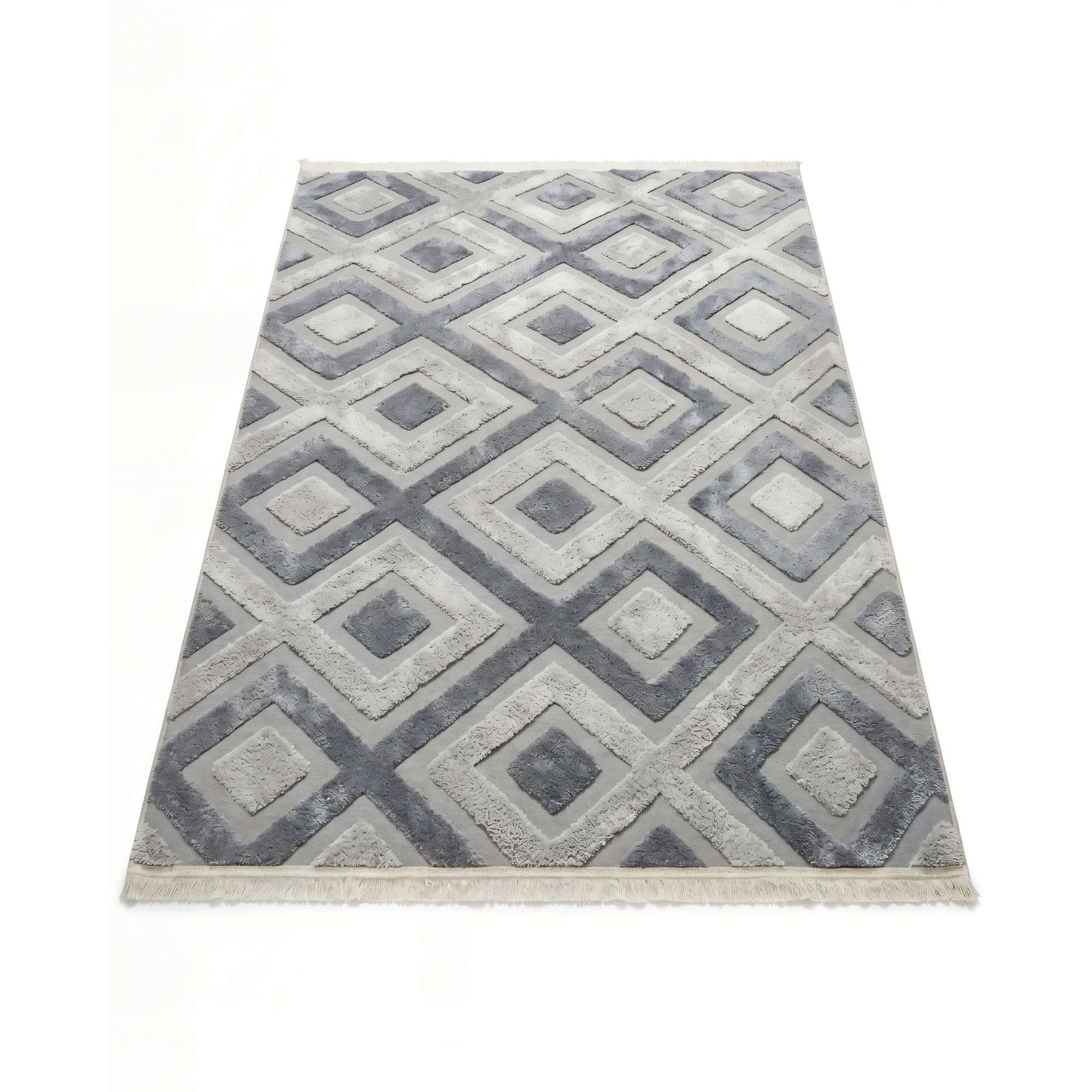 Genérico - Alfombra 180 X 200 Decorativa Jacquardbicolor 3