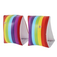 Magideal - Brazo De Natación Flotadores Principiantes Verano Colorido Cómodo Anillos De Brazo De Natación