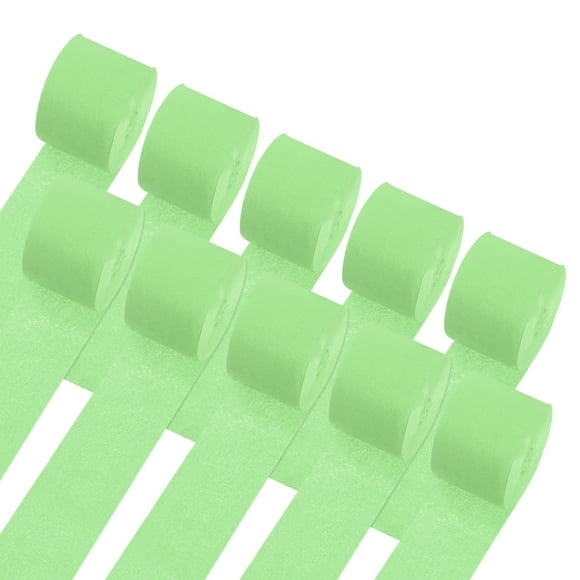 Serpentinas Uxcell Verde Claro 1.8 in x 82 Ft