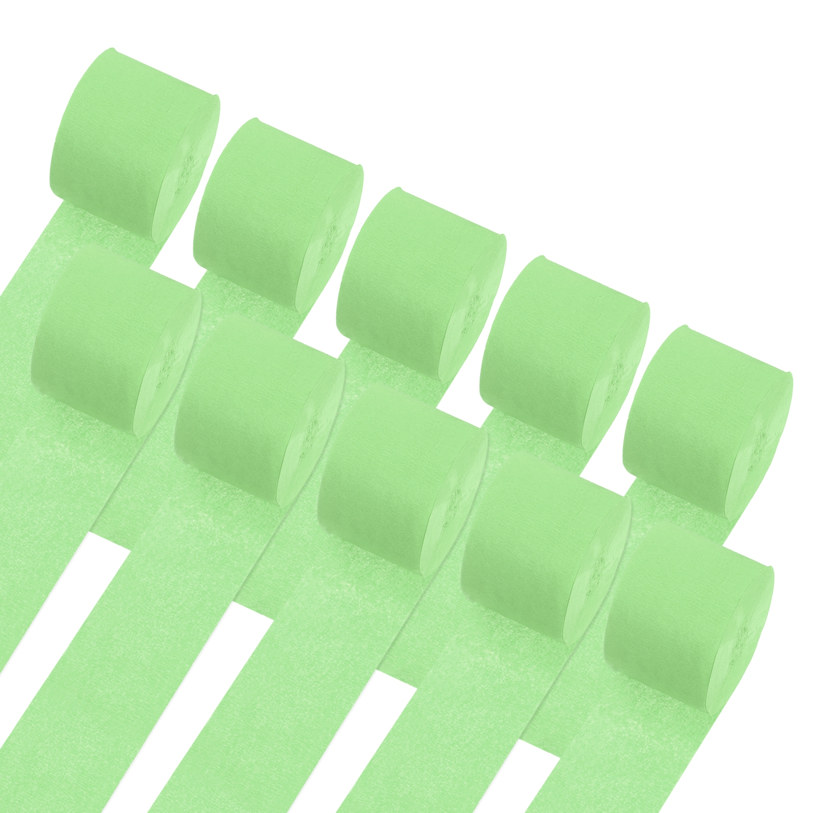 Serpentinas Uxcell Verde Claro 1.8 In X 82 Ft