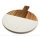 thumbnail image 4 of Tabla Aperitivo Redonda De Madera De Acacia Y Mármol Kawi®, 4 of 6