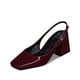 thumbnail image 4 of Zapato Taco Talón abierto Simil Charol  Mujer Weide YOU538, 4 of 8