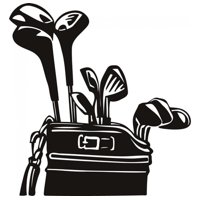 Rienda Libre Graphics - Decomural Golf Clubs Golfer Caddy Ws-17517