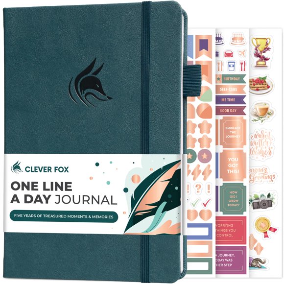 Diario Clever Fox 5 años One Line a Day Deep Sea