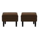 thumbnail image 1 of Set Pouf Sky 1c Felpa 00 Chocolate, 1 of 4