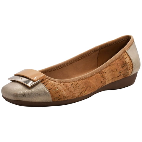 Zapatos Planos Anne Klein Una Para Mujer Cork 6M Us