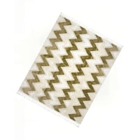 Genérico - Alfombra Jacquard 200 X 240 Decorativa Bicolor 9