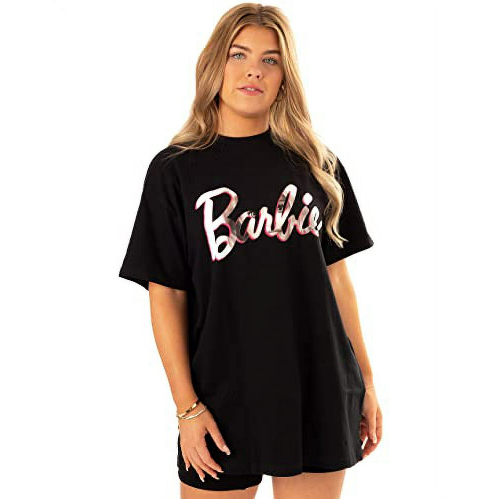 Camiseta De Barbie De Gran Tamaño Para Mujer Logo De Molla De Mobles