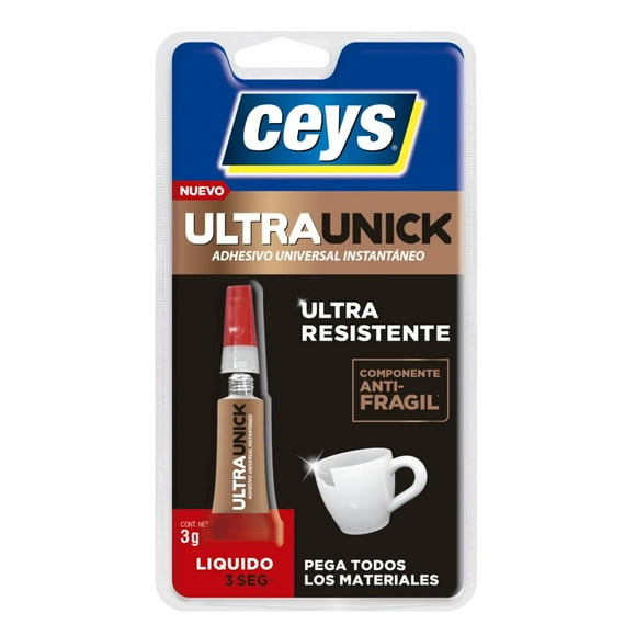 Adhesivo Instantáneo Ultraunick Líquido 3grs - Ceys