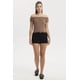 thumbnail image 4 of Polera Mujer Bardot Basta Redondeada Chocolate, 4 of 4