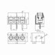 thumbnail image 3 of Pack 20 Terminales Borneras 2 Pines Pcb kf301 2p [ Max ], 3 of 3