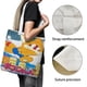 thumbnail image 3 of Pokonyan Bolso de tela con estampado de lienzo para mujer, bolsa de compras reutilizable y estética, con cremallera interior, regalo para mujer,40*45cm., 3 of 6