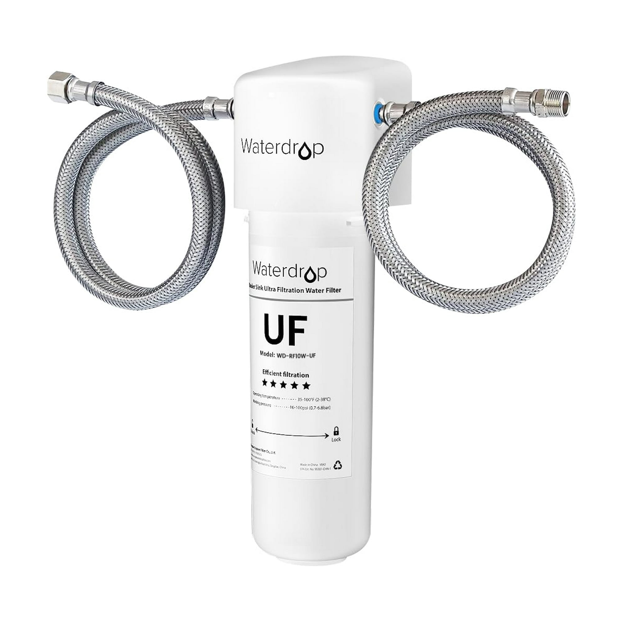 Filtro De Agua Waterdrop 10uaw-uf Ultrafiltración Debajo Del Fregadero