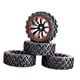 thumbnail image 3 of Paquete De 4 Neumáticos De Goma De 65 Mm Para WLtoys 144001 124018 On/Off Road Car Accs F, 3 of 5