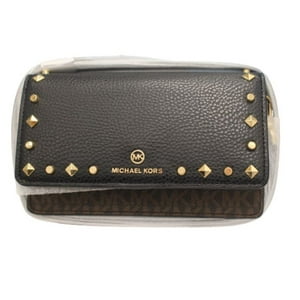 Cartera Michael Kors Womens Small Phone Crossbody Mk Signature Brown Black