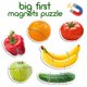 thumbnail image 3 of Imán para nevera Magdum 18 piezas – rompecabezas de frutas y verduras, 3 of 9