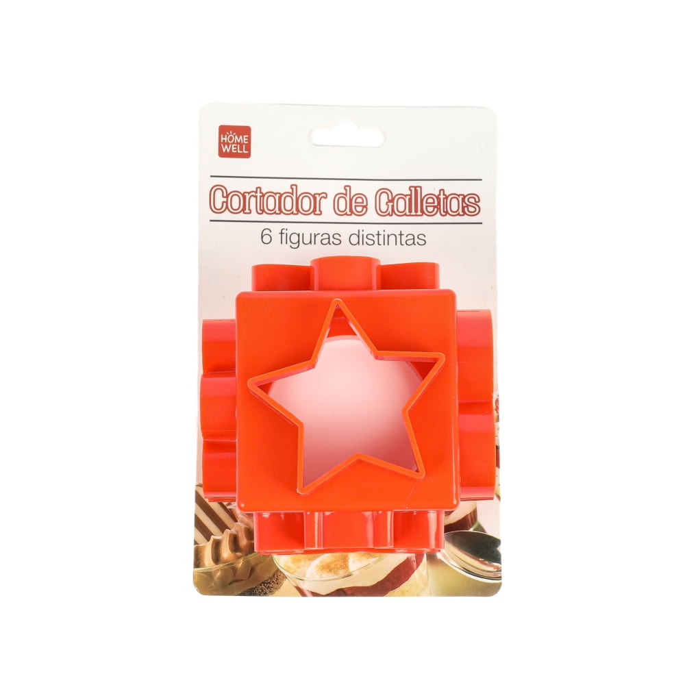 Homewell - Cortador Galletas 6 Figuras