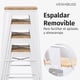 thumbnail image 4 of Taburete Tolix De Madera 66cm Con Respaldo Venhouse Blanco, 4 of 10