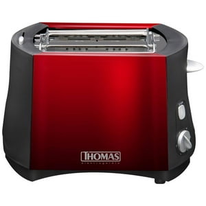 Thomas - Tostador De Pan Electrico 6N 800W Rojo Th-120R