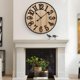 thumbnail image 1 of Reloj de Pared Henescribe 61 cm Metal y Madera Silencioso, 1 of 7