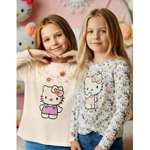 Pack 2 Poleras Niña Hello Kitty Multicolor 3
