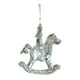 thumbnail image 2 of Adornos Navideños Acrílicos Transparentes Para árbol De Navidad, Decoración Para Celebraciones En Casa, 1 Caballo Mecedor, 2 of 3