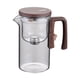thumbnail image 1 of Tetera De Vidrio Con Infusor Tetera Multiusos Para Senderismo Cocina Camping Transparente 720 Ml, 1 of 5
