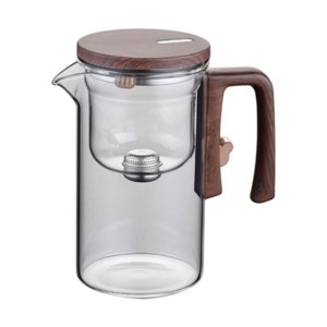 Bothyi - Tetera De Vidrio Con Infusor Tetera Multiusos Para Senderismo Cocina Camping Transparente 720 Ml