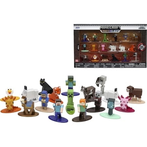 Set 18 Figuras Minecraft Caves 4 Cm Jada