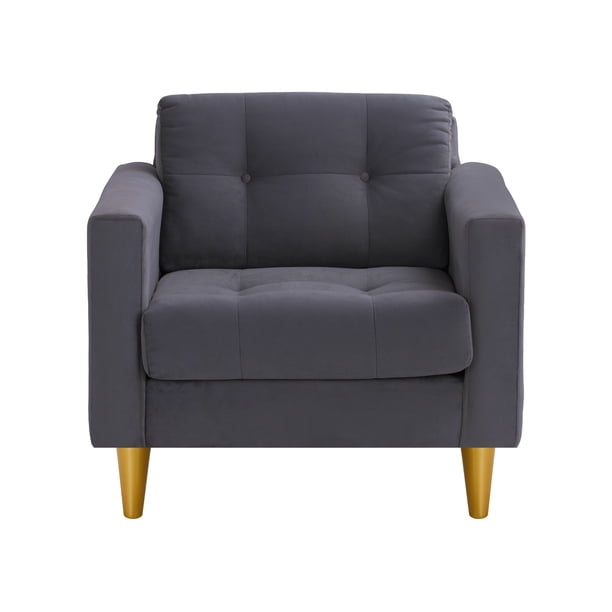 Sofa Retro 1C Felpa 01 Gris