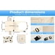 thumbnail image 5 of Cama de Viaje Plegable para Bebé EkoVibe – Asiento de Avión – Off White, 5 of 9