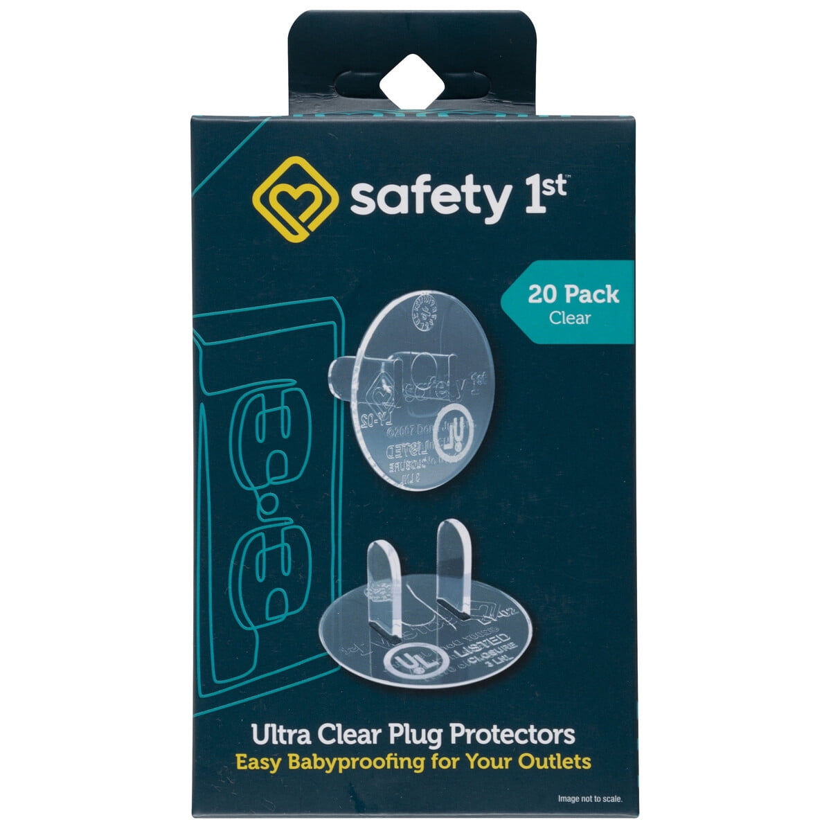 Protector Enchufe Safety 1st Ultra Clear 20 Unidades Transparente