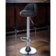 thumbnail image 3 of Silla Para Bar Con Base De Metal Y Espaldar Color Negro, 3 of 4