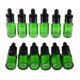 thumbnail image 1 of Mini Frascos Cuentagotas De Vidrio De 12 Piezas Para Líquido De Maquillaje De Aceite Esencial 10ML, 1 of 5