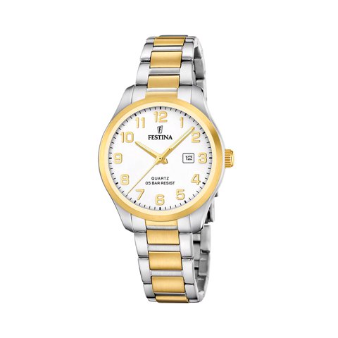Reloj F20739/1 Festina Blanco Mujer Acero Clasico