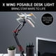 thumbnail image 3 of Lámpara de escritorio Paladone Star Wars X Wing Posable con licencia oficial, 3 of 6
