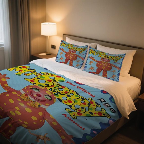 Mr Blobby Duvet Cover Set bedding with a Duvet Cover And Two Pillowcases Perfect for Christmas