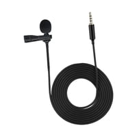 Magideal - Micrófono De Solapa Con Conector Jack De 3,5 Mm, Micrófono De Cuello, Micrófono De Solapa Para Entrevistas En Podcast, Videoconferencias, Transmisión